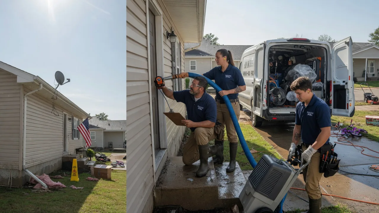 Ceiling Water Damage Restoration in Jamestown, PA near me